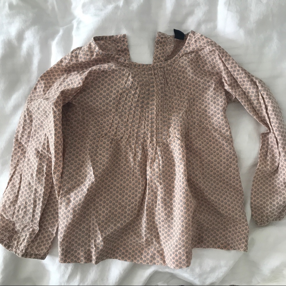 Gap girl top with delicate circle print